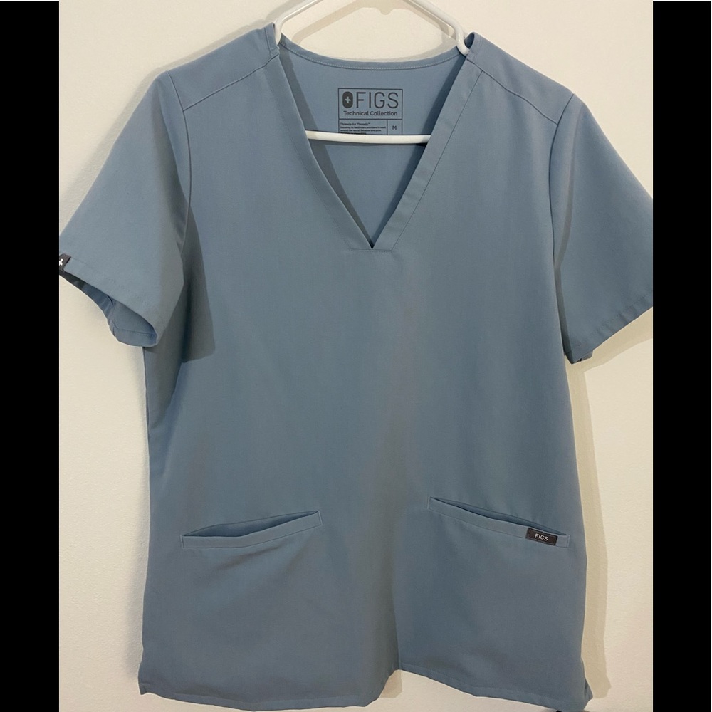 Figs Scrubs Dusty Blue Medium Casma